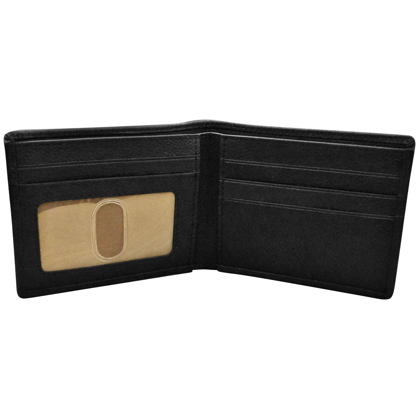 Men's Wallet Pebble Bifold - Black