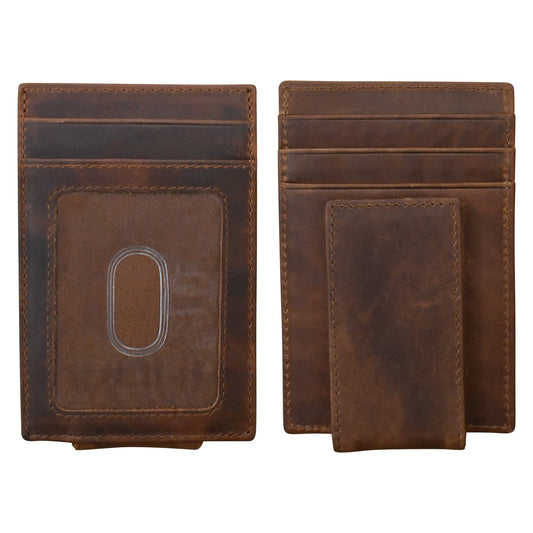 Magnetic Money Clip - Brown