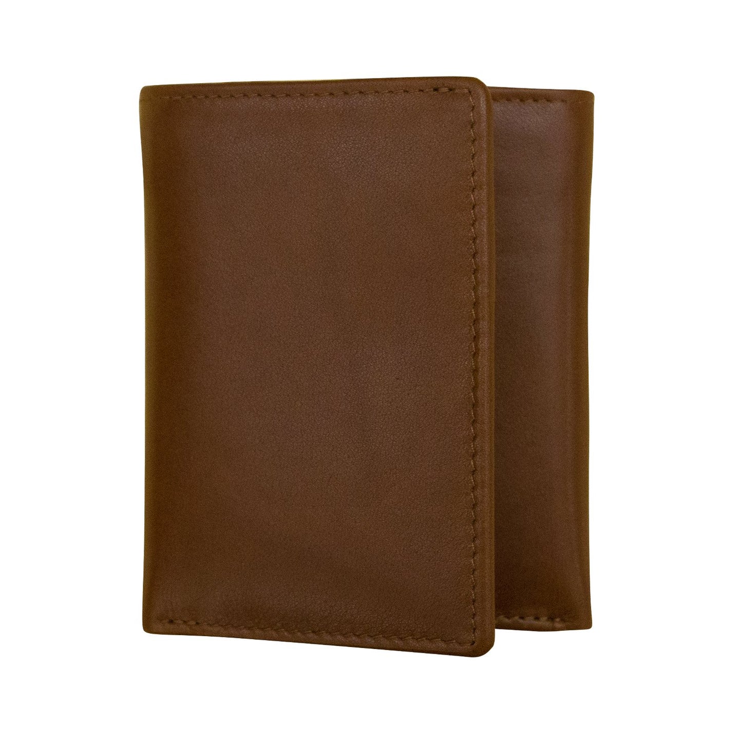 Men's Wallet Trifold with Center Flip