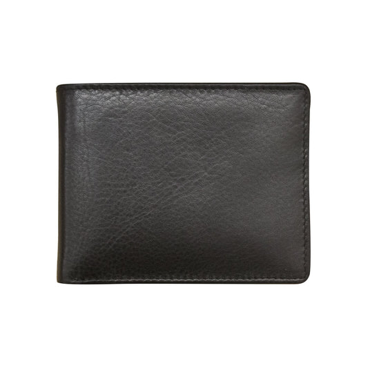 Men's Wallet Bifold with Center Flip