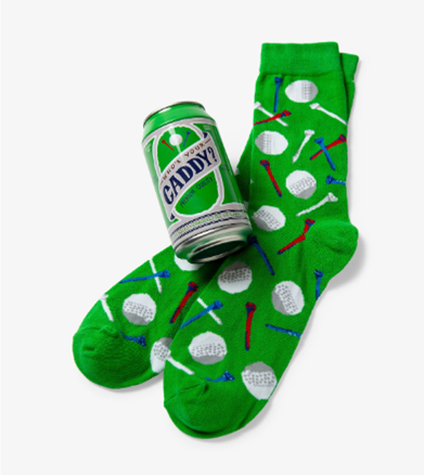 Who's Your Caddy? - Men's Beer Can Socks