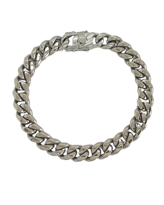 Stainless Steel Curb Link Men Bracelet